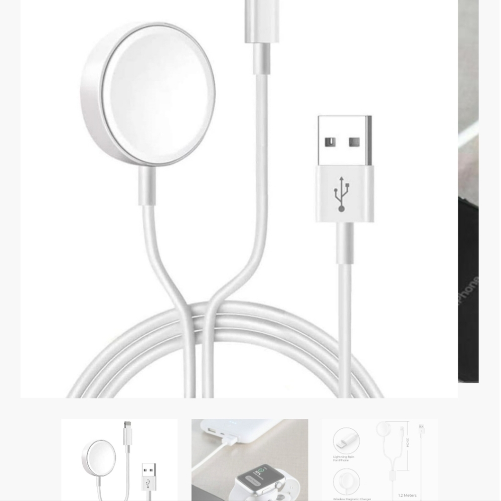 IWatch and Iphone Charger USB Combo